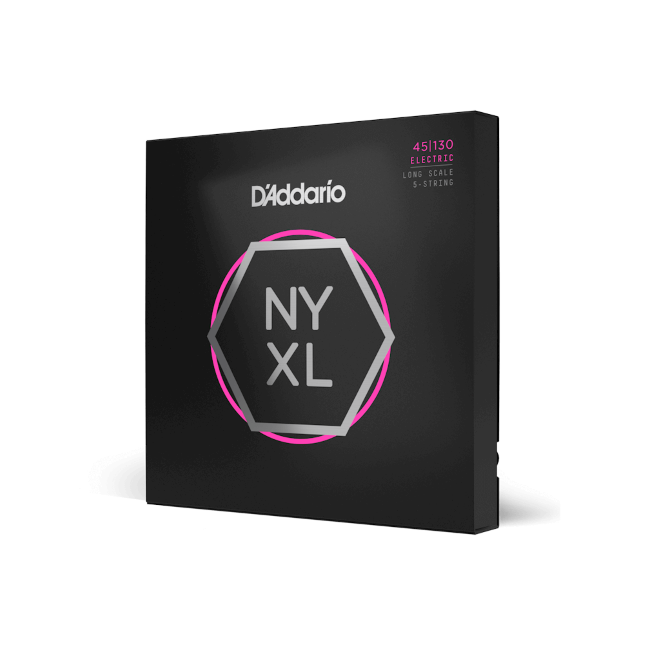 Struny do gitary basowej D'Addario NYXL45130 45-130 Long Scale 5 strun