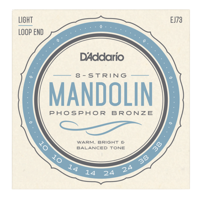 Struny do mandoliny D'Addario EJ73 10-38 Phosphor Bronze