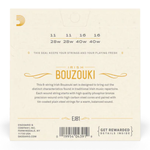 Struny D'Addario Irish Bouzouki Phosphor Bronze 8 strun