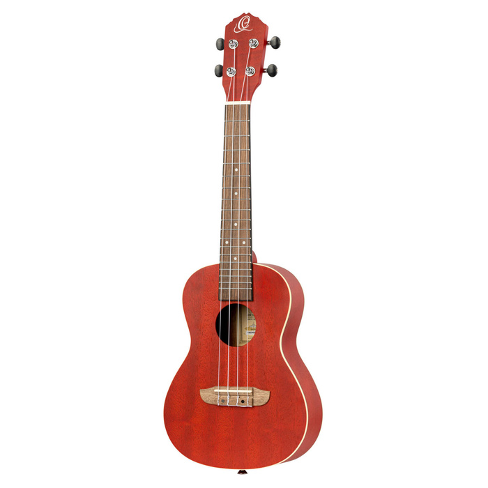 Ukulele koncertowe Ortega RUFIRE Earth Series czerwone ukulele Fire Red