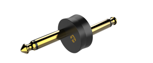 Adapter Jack 6.3 mm mono męski na Jack 6.3 mm mono męski Roxtone RA2J2JX