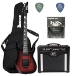 Zestaw gitara elektryczna Ibanez GRG320FA-TRB Superstrat z combo  Peavey RAGE 258 i akcesoriami