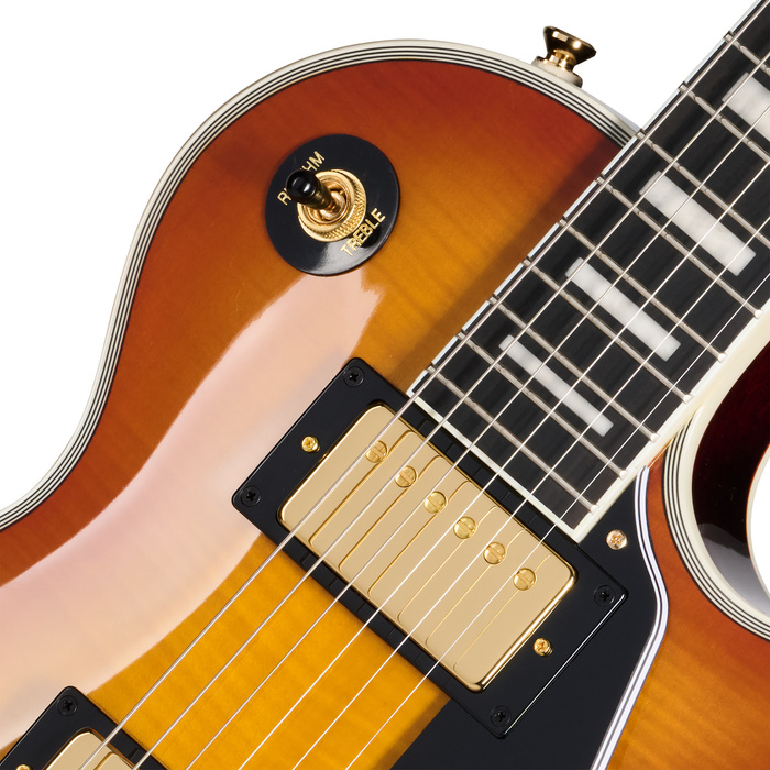 Epiphone EXCLUSIVE Les Paul Custom Figured (z Premium Gig Bag) Iced Tea Burst gitara elektryczna