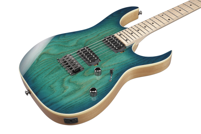 Zestaw gitara elektryczna Ibanez RG421AHM-BMT ze wzmacniaczem Marshall MG15GFX Gold i akcesoriami