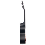 Ukulele Sopranowe czarne z mahoniu Cascha Premium HH 2262 zestaw