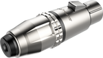 Wtyk XLR żeński 3-pin wodoodporny IP67 Roxtone RX3FWP-NG