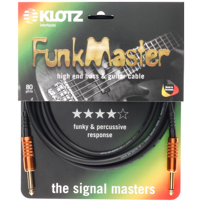 Kabel instrumentalny KLOTZ FUNK MASTER TM-0600 J/J 6m