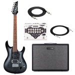 Zestaw gitara elektryczna Ibanez SA260FM-TGB ze wzmacniaczem Taurus SH3CL i kolumną Blackstar HTV-212 MK III