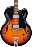 Gitara elektryczna Hollowbody Ibanez AF75-BS Artcore AF Brown Sunburst
