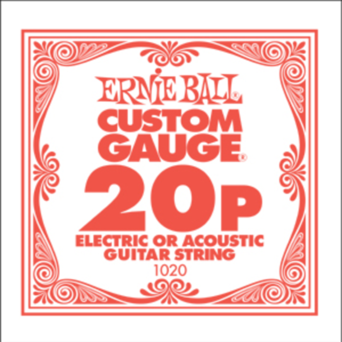 ERNIE BALL SLINKY NICKEL Single .020 struna do gitary elektrycznej lub akustycznej
