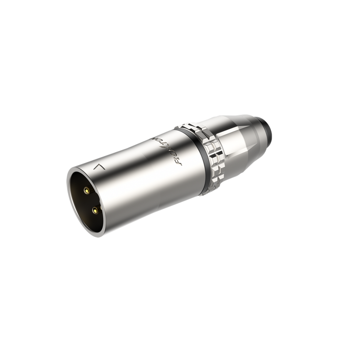 Wtyk XLR męski 3-pin wodoodporny IP67 Roxtone RX3MWP-NG