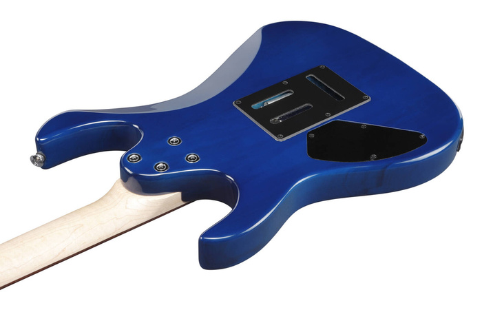 Zestaw gitara elektryczna Ibanez GRX70QA-TBB z dedykowanym pokrowcem Ibanez IGB540-BK