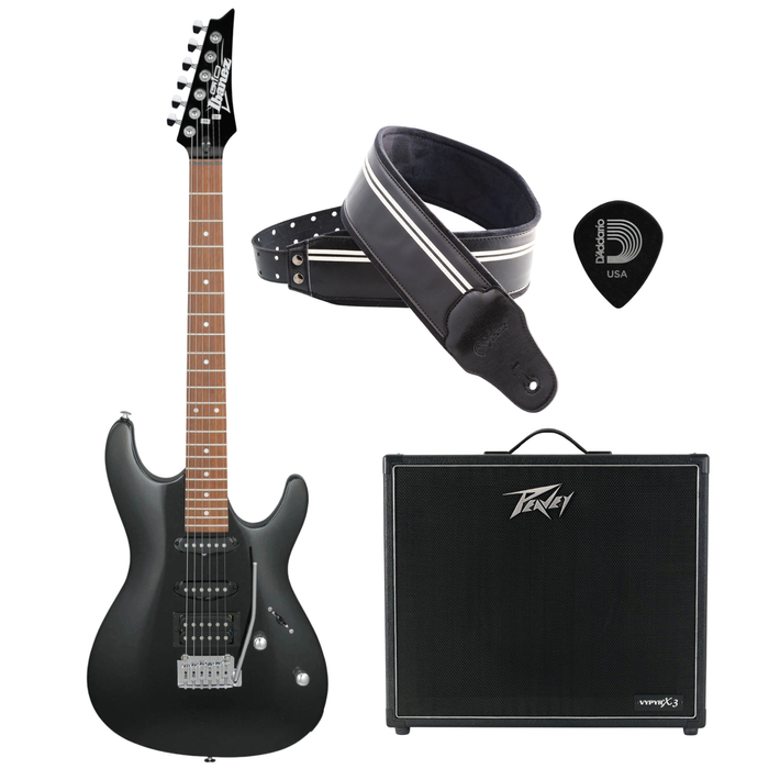 Zestaw gitara elektryczna Ibanez GSA60-BKN Gio z combo Peavey 100W VYPYR X3