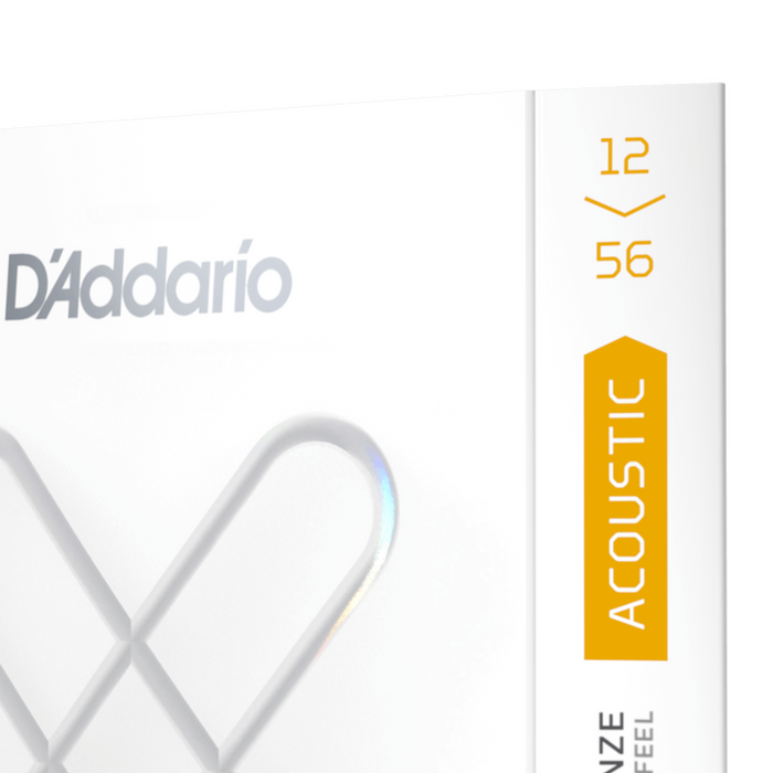 Struny do gitary akustycznej D'Addario XSABR1256 Light Top/Medium Bottom 12-56
