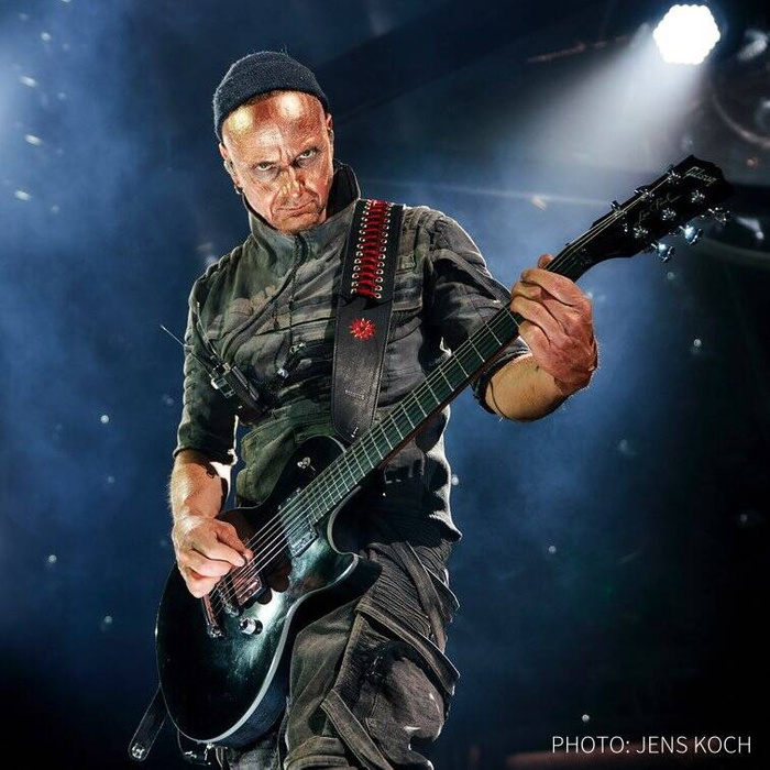 Pas do gitary Richter sygnowany Paul Landers skórzany