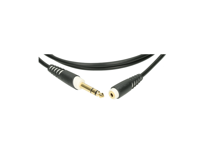 Kabel połączeniowy Klotz AS-EX60300 6,3mm Jack 3p - 3,5mm Socket 3p przedłużacz do słuchawek 3m
