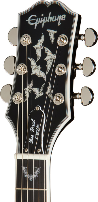 Epiphone Exclusive Bats in Flight Les Paul Custom Quilt Dark Purple Burst gitara elektryczna