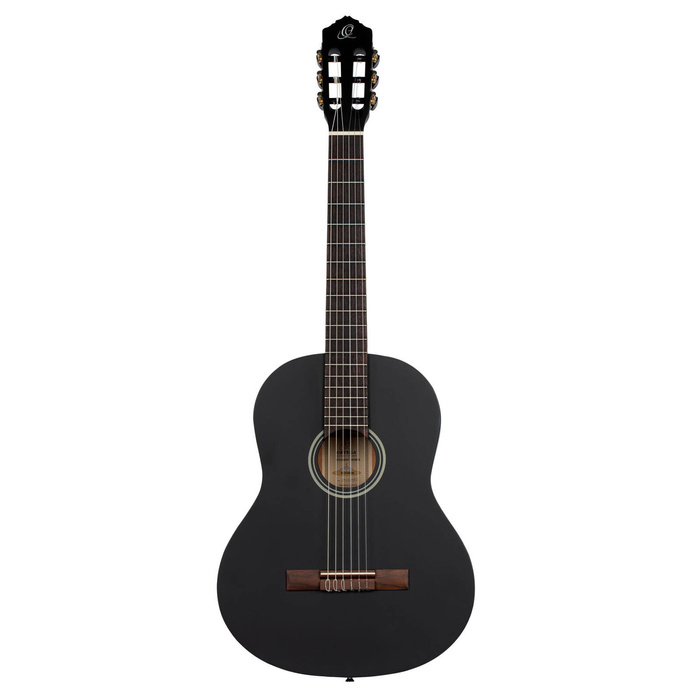 Zestaw gitara klasyczna 4/4 Ortega RST5MBK czarna z pokrowcem