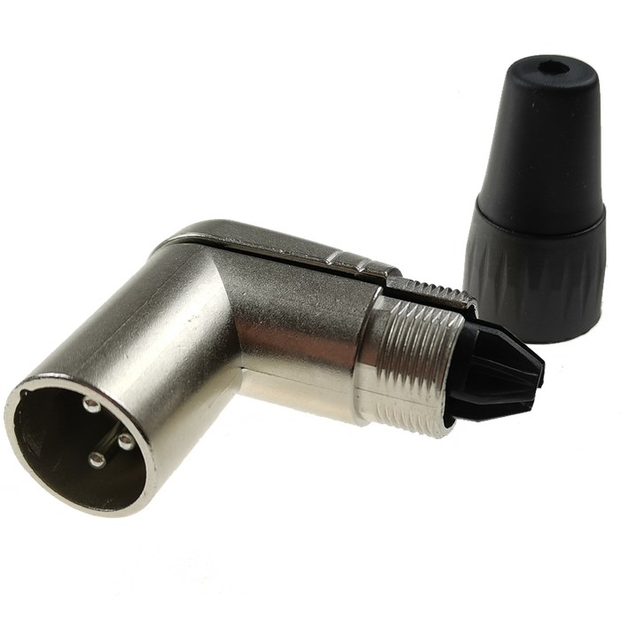 Gniazdo XLR męskie kątowe 3-pin Roxtone RX3RMP-NT