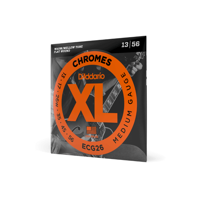 Struny do gitary elektrycznej D'Addario ECG26 Medium 13-56