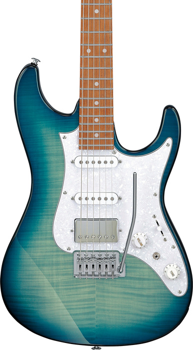 Gitara elektryczna Ibanez AZ22S1F-TXB Transparent Turquoise Burst