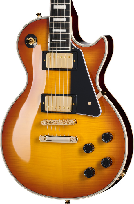 Epiphone EXCLUSIVE Les Paul Custom Figured (z Premium Gig Bag) Iced Tea Burst gitara elektryczna