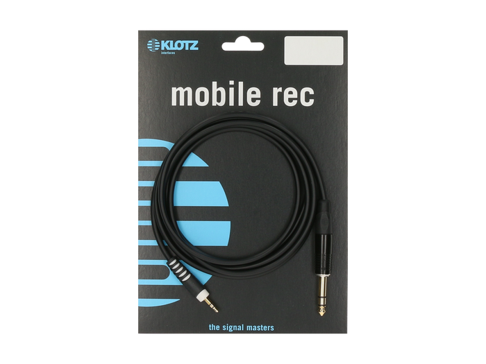 Kabel stereo Klotz AS-MJ0150 3.5 mm-6.35 mm 1,5m