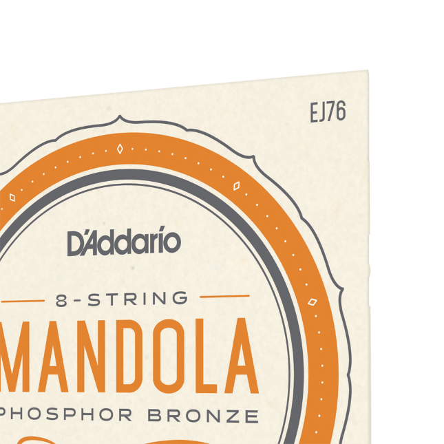 Struny do mandoliny D'Addario EJ76 15-52 Phosphor Bronze