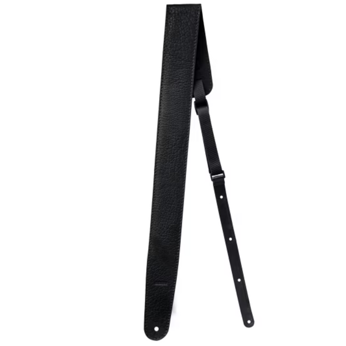 Pas do gitary Richter Luxury Bullneck Wild Black czarny skórzany