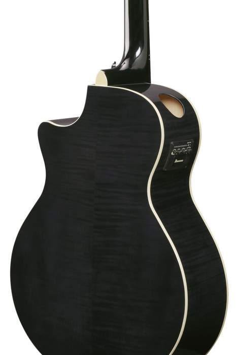 Gitara elektroakustyczna Ibanez AE170-TBK Transparent Black High Gloss