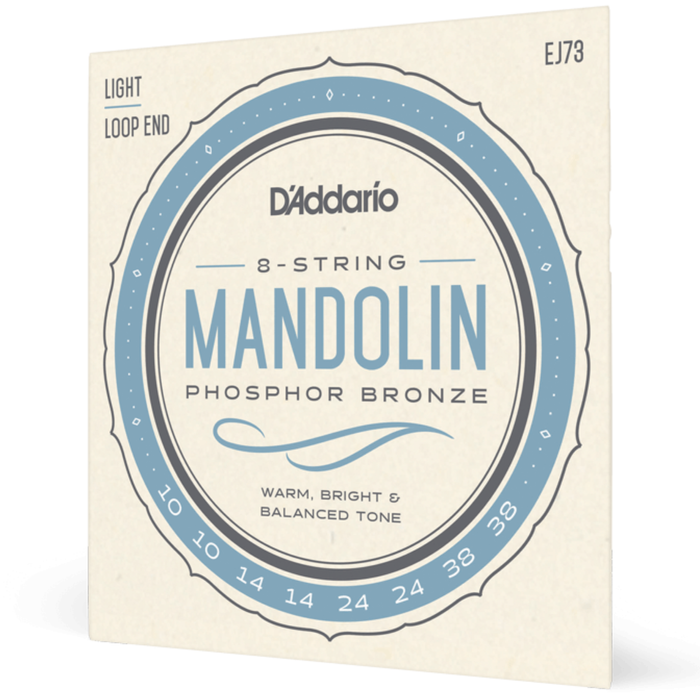 Struny do mandoliny D'Addario EJ73 10-38 Phosphor Bronze