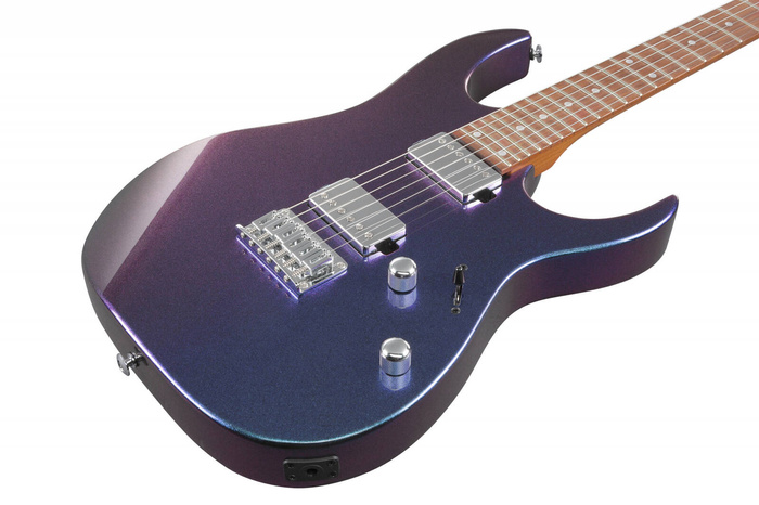 Zestaw gitara elektryczna Ibanez GRG121SP-BMC Blue Metal Chameleon z dedykowanym pokrowcem Ibanez IGB540-BK 