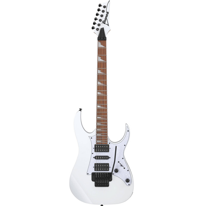 Zestaw gitara elektryczna Ibanez RG450DXB-WH biała z dedykowanym futerałem Ibanez M300C