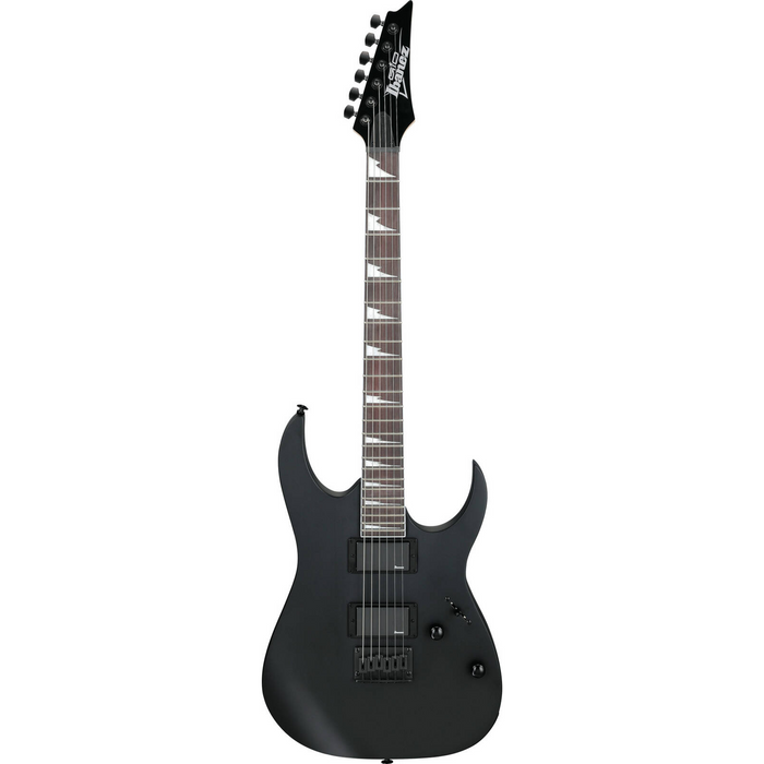 Zestaw gitarowy Ibanez GRG121DX-BKF gitara elektryczna superstrat z combo Marshall MG10G Gold i akcesoriami
