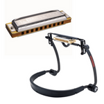 Zestaw harmonijka ustna Hohner Blues Harp 532/20 MS C tonacja C z uchwytem FlexRack