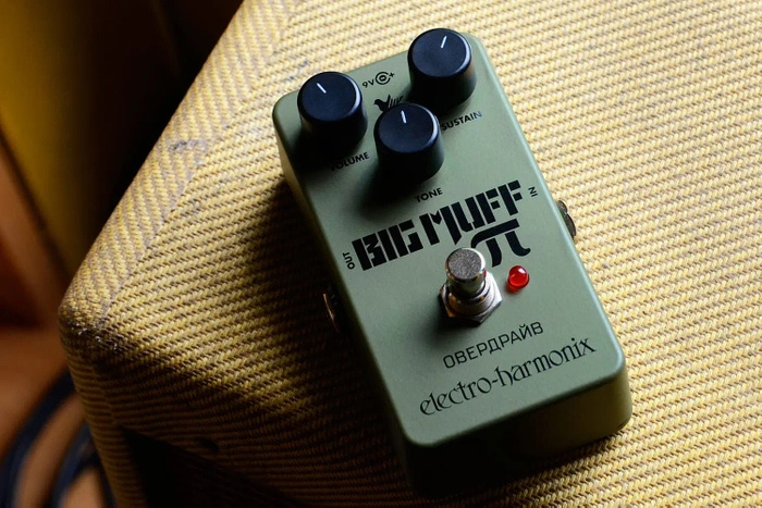 Green Russian Big Muff Pi Electro Harmonix efekt gitarowy Fuzz Distortion