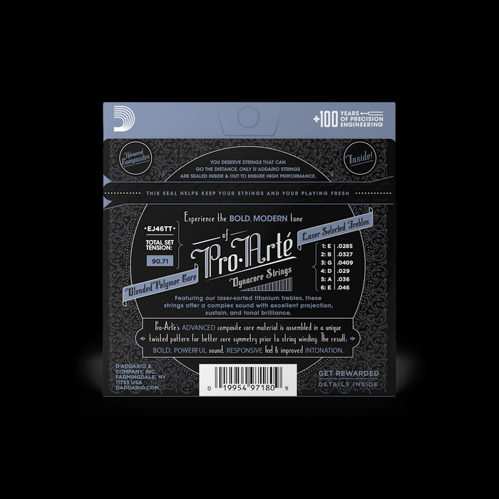 D'Addario EJ46TT struny do gitary klasycznej HARD TENSION