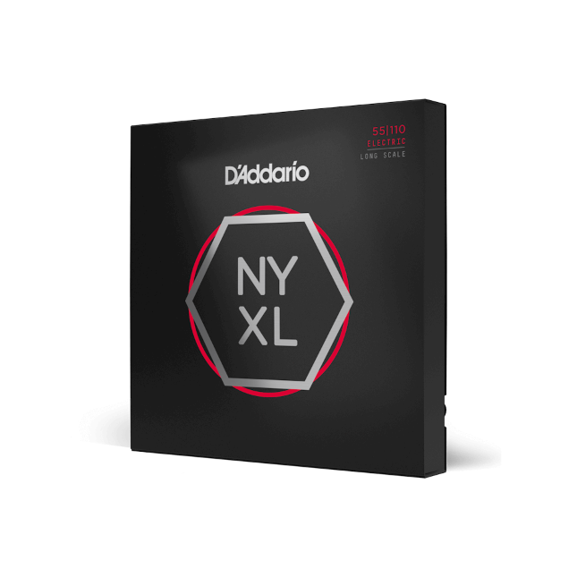 Struny do gitary basowej D'Addario NYXL55110 Heavy 55-110 Long Scale
