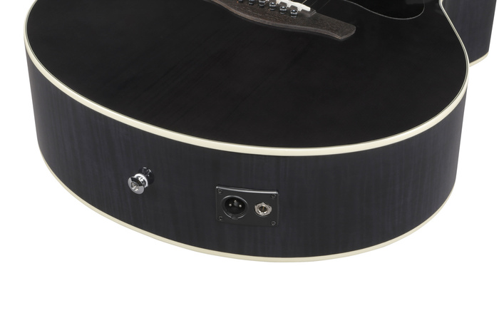 Gitara elektroakustyczna Ibanez AE170-TBK Transparent Black High Gloss