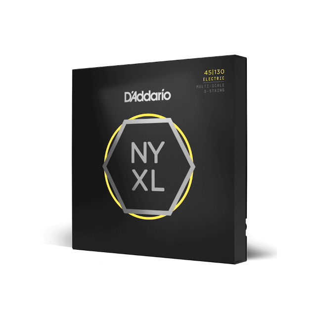 Struny do gitary basowej D'Addario NYXL45130MS 45-130 Multiscale 5 strun