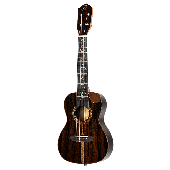 Ukulele koncertowe elektroakustyczne Ortega RUET-ZC Elite lity ziricote + pokrowiec