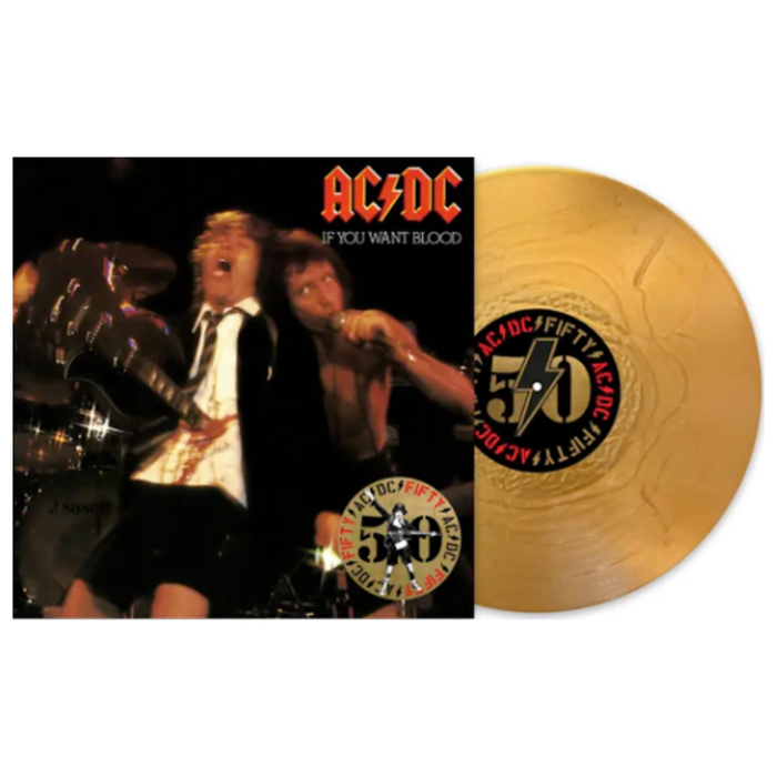 AC/DC - If You Want Blood You've Got It (50th Anniversary) LP złota płyta winylowa