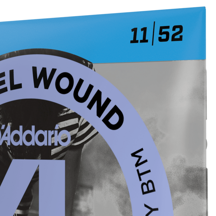 Struny do gitary elektrycznej D'Addario EXL116 Medium Top/Heavy Bottom 11-52