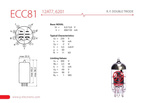 ECC81/12AT7 JJ Electronic  -lampa elektronowa - zamiennik E81CC, ECC801, 6060, 6679, 6201, 7728, 7492, CV455