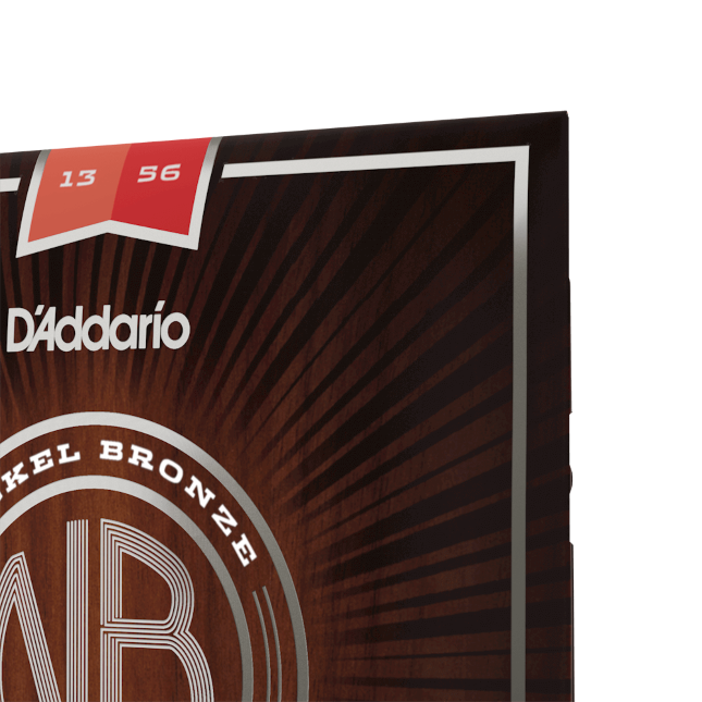 Struny do gitary akustycznej D'Addario NB1356 Medium 13-56