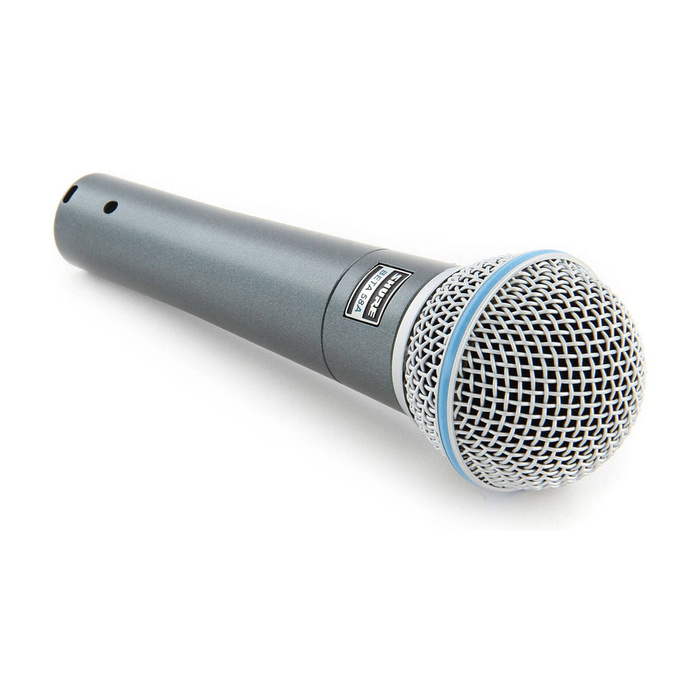 Zestaw wokalny Shure BETA58A ze statywem, pulpitem i kablem Klotz 5m