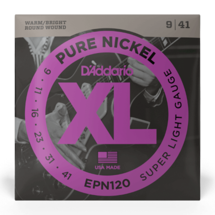 Struny do gitary elektrycznej D'Addario EPN120 Super Light 09-41
