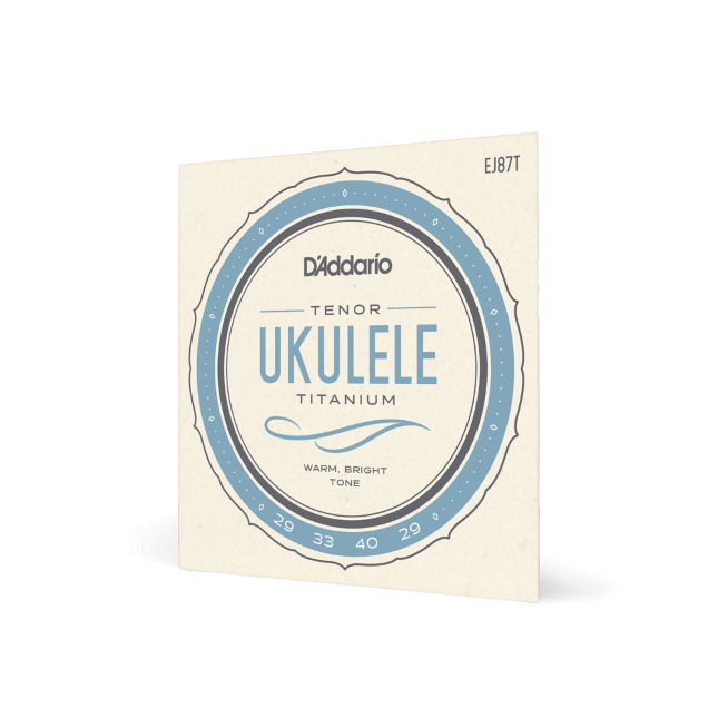Struny do ukulele tenorowego D'Addario EJ87T Titanium