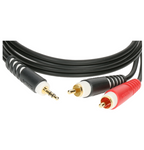 Kabel audio KLOTZ AY7-0200 mini Jack/2xRCA 2m