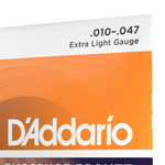 Struny do gitary akustycznej D'Addario EJ15-3D Extra Light 10-47 3PACK